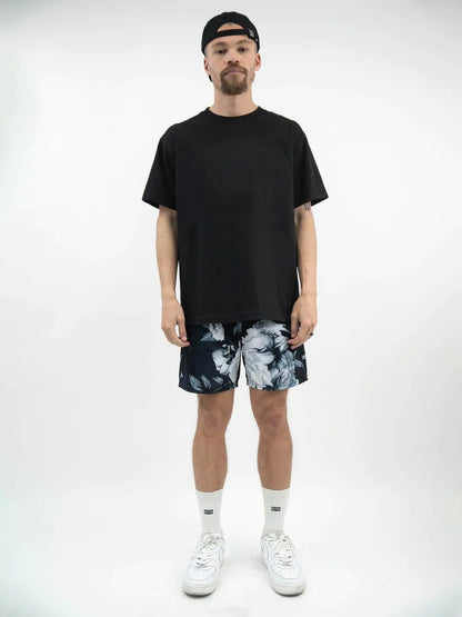 2024Summer New Digital Printing American Sports Casual Shorts Mesh Breathable and Loose Men's Short Shorts