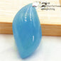 Natural Blue Aquamarine Pendant Clear Water Drop Women Men Brazil Aquamarine Crystal Necklace Jewelry AAAAA
