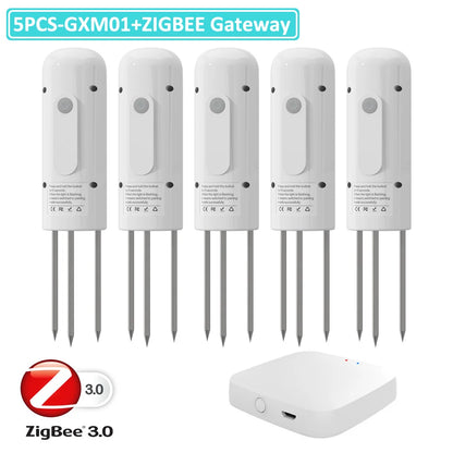 Moniteur de plantes ZIGBEE, compteur de température du sol extérieur, testeur d'humidité, capteur d'automatisation de jardin, détecteur TUYA d'irrigation