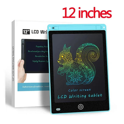 Tablette d'écriture LCD 10/12 pouces, planche à dessin pour enfants, graffiti, bloc-notes, jouets, écriture manuscrite, tableau noir, planche à dessin magique, jouet pour enfants, cadeau