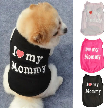 UBBT Security Dog Vest Dog Clothes XS-L Black Pet Puppy T Shirts For Small Dogs Chihuahua Yorkie Pug Cat Vest Costume