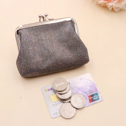 New Double Layer Women Wallets Short PU Leather Coin Purse Mini Wallet Retro Coin Purse for Women Lipstick Storage Dropshipping