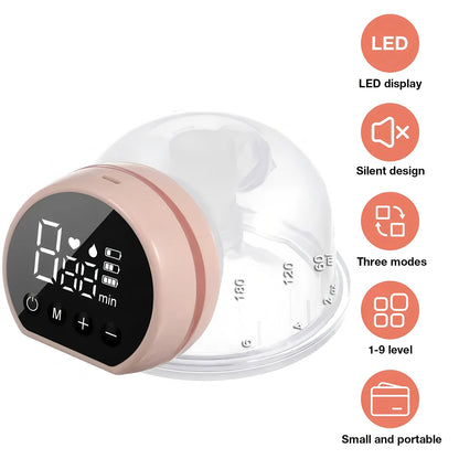 Wearable Breast Pump Hands Free Electric Portable Wearable Breast Pumps Slient BPA-free Breastfeeding Milk Collector