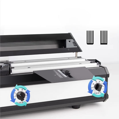 HJ420A Desktop Electric Binding Machine Bid Contract File Accounting Voucher Automatic Hot Melt Glue Binding Office A4 Book Grap