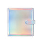 PLRBOK A5 Widened 3-ring D-shaped Magnetic Buckle Laser Mirror Binder Photo Album Card PhotoCard Collection Book Ring Notebook