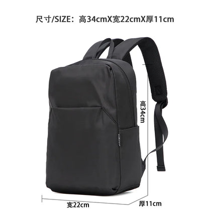 Mini Canvas Men's Backpack Fashion Black Rucksack School Bag for Man Small Japanese Male Bagpack Travel Waterproof Backpacks