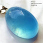 Natural Blue Aquamarine Pendant Clear Water Drop Women Men Brazil Aquamarine Crystal Necklace Jewelry AAAAA