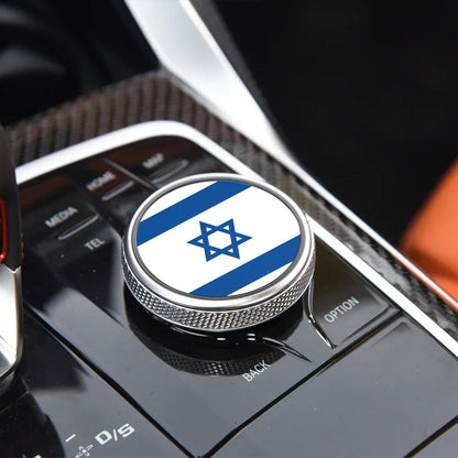 Various Size Israeli Flag Stickers Graphics Israel Flags Decor for Laptop Phone Kitchen Bedroom Wraps Cars Window Bumper Sticker