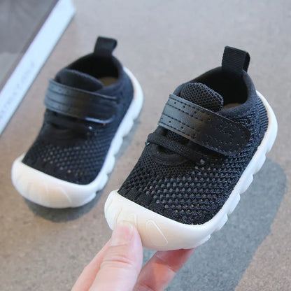 Summer Toddler Baby Shoes Boys Girls First Walkers Mesh Shoes Breathable Non-slip Soft Bottom Infant Baby Boy Girl Kids Shoes