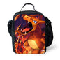 Child School Cute Anime Charizards Backpack with Lunch Bags ,Pencil Bags ,School Bags for Boys Girls Best Gift