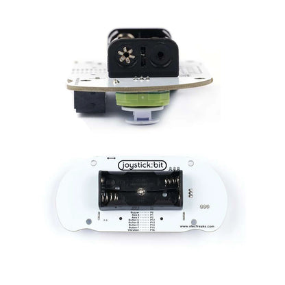 ELECFREAKS Micro:bit Joystick électronique:bit V2 Kit boîtier acrylique Jeu de société Contrôleur de jeu Microbit Console Support Makecode