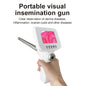 Cow Feeding Tools Cow Visual Artificial Insemination Gun Veterinary Breeding Tools Livestock Farm Endoscope Ai Insemination