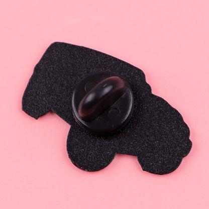 Broche en émail pour homme, motif voiture rétro coloré, pour vêtements, épingles à revers pour sacs à dos, badges, bijoux tendance