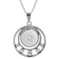 Three Color Snap Necklace Jewelry Simple Snap Pendant Necklace Fit 18mm Snaps Button Jewelry for Women Accessories ZG511