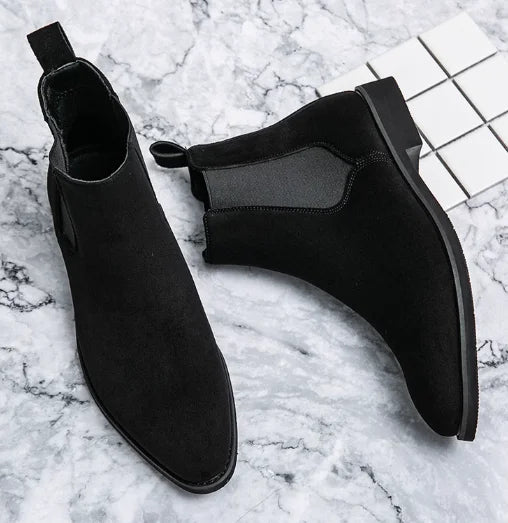 Bottines Chelsea marron, noires et rouges pour homme, bottines de cowboy, faites à la main, pointures 38 à 46