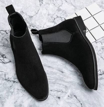 Bottines Chelsea marron, noires et rouges pour homme, bottines de cowboy, faites à la main, pointures 38 à 46