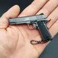 Detachable 1:3 Mini Alloy Colt 1911 Pistol Model PUBG Jedi Toy Gun Keychain Fidget Toy for Boy Collection Adults Chrismas Gift
