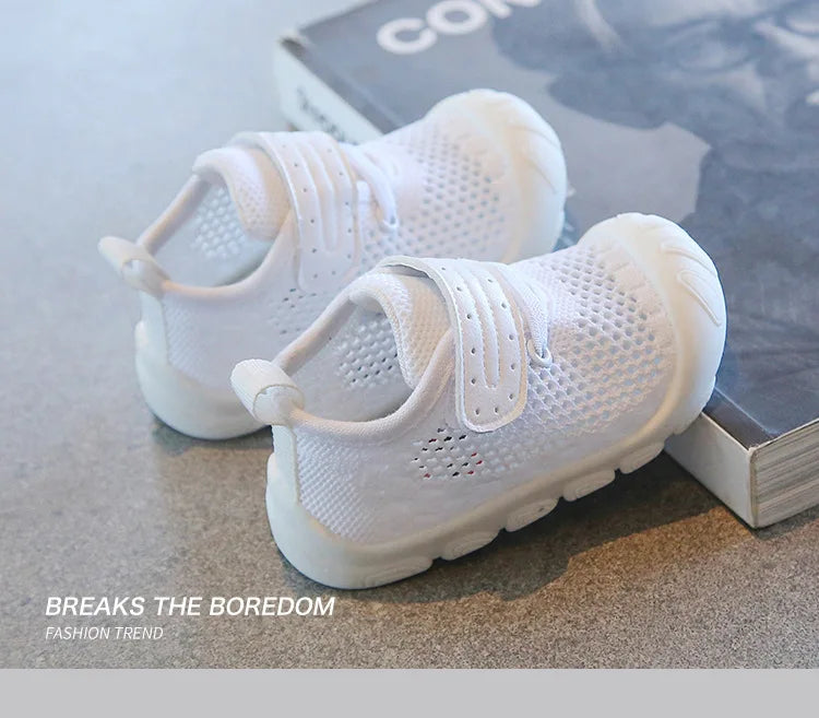 Summer Toddler Baby Shoes Boys Girls First Walkers Mesh Shoes Breathable Non-slip Soft Bottom Infant Baby Boy Girl Kids Shoes