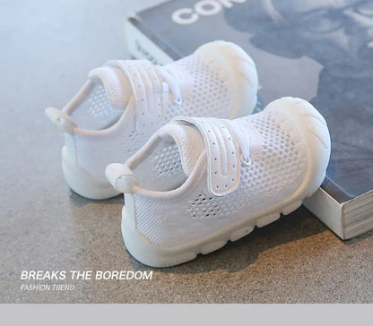 Summer Toddler Baby Shoes Boys Girls First Walkers Mesh Shoes Breathable Non-slip Soft Bottom Infant Baby Boy Girl Kids Shoes
