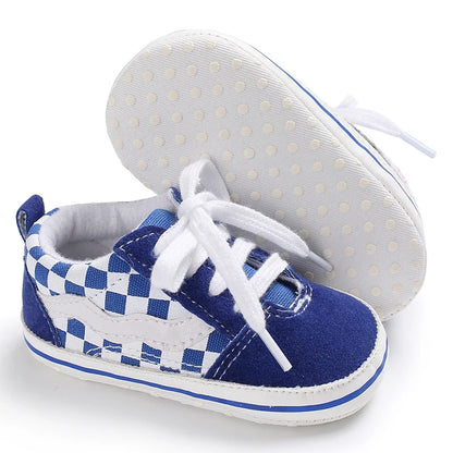 Newborn Baby Shoes Boys' and Girls' Infant Sports Shoes First Walker Classic Fashion Soft Sole Non slip Baby Walking Shoes