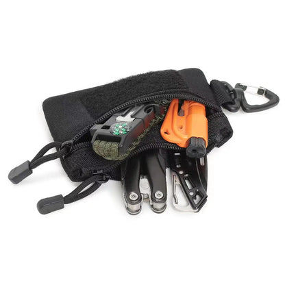 Tactical Pouch Mini Wallet Card Key Holder Pouch Belt Waist Pack Hiking Hunting Bag Outdoor Sport Coin Purse Multifunctional Bag