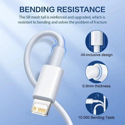 PD 30W Fast Charging Type C Cable For Apple iPhone 13 12 11 14 15 16 Pro Max Plus USB C Cable Quick Charge Data Line Accessories