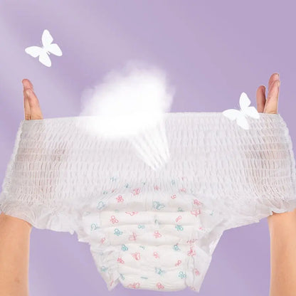 Disposable breathable sanitary napkins for preventing side leakage in maternity sleeping pants