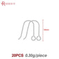 Crochets de boucles d'oreilles en laiton imitation rhodium couleur or 18 carats pour femmes, accessoires de bijoux à faire soi-même, vente en gros