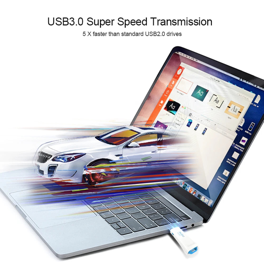 Netac Original USB 3.0 Pen Drive Write Protect U-Disk 64GB USB Flash Drive 90MB/s for Phone TV Notebook Memory OnlyDisk U335S
