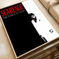 1 affiche S-Scarface imprimée en papier, décoration pour la maison, le salon, la chambre à coucher, l'entrée, le bar, le café