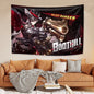 Tapisserie Anime unique Boothill Drapeau américain Honkai Star Rail Chambre Dessin animé Fond Tissu Fête Bannière Chambre Décoration de la maison