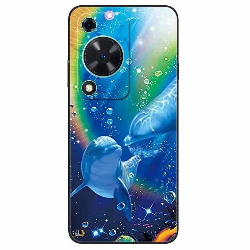 For Huawei NOVA Y72 Case Cute Cats Painted Soft TPU Silicone Cover for Huawei Nova Y72 Y 72 MGA-LX3 Phone Cases Protective Shell