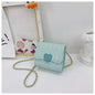 Fashion Heart Baby Girls Small Shoulder Bags Kids Coin Purse Accessories Handbags Lovely Children's Mini Square Messenger Bag