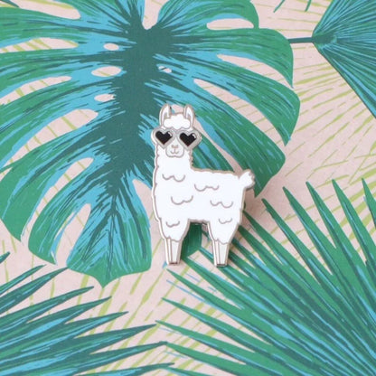 Cute Llama Hard Enamel Pin Animal Lapel Pins Badge Lover Gifts Brooch for Jewelry Accessory