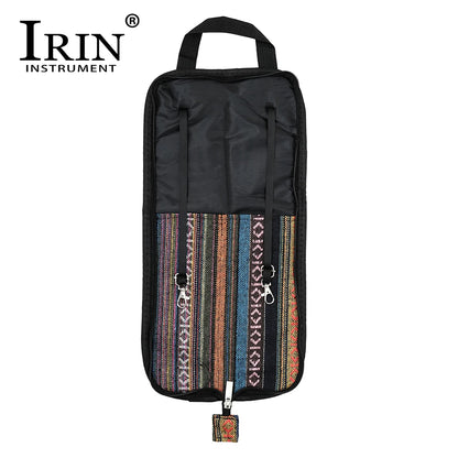 IRIN Drumstick Bag Portable Waterproof Cotton Drum Stick Bag Storage Case Percussion Drum Instrument Accessories Drumstick Bag