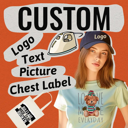Autocollant personnalisé avec logo, transfert thermoadhésif, patchs thermoadhésifs pour vêtements, autocollants à transfert thermique