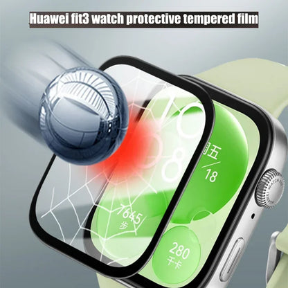 Screen Protector for Huawei Watch Fit 3 3D Ultra-HD Full Curved Screen Protector for Huawei Fit3 Protective film Accessories