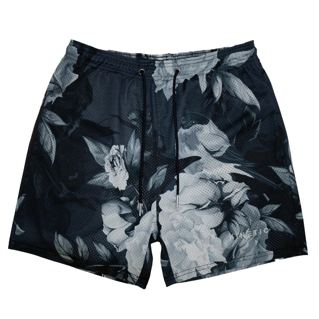 2024Summer New Digital Printing American Sports Casual Shorts Mesh Breathable and Loose Men's Short Shorts