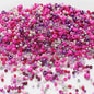 18g Mix Size 1.5-4mm Crystal Seed Beads Round Solid Colors Loose Spacer Glass Beads for Fashion DIY Handmade Bracelet Jewelry