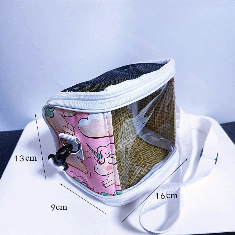 Multi Sized Pet Outdoor Bag Portable and Detachable Parrot Phoenix Hamster Flying Kangaroo Guinea Pig Birdcage Pet Bag