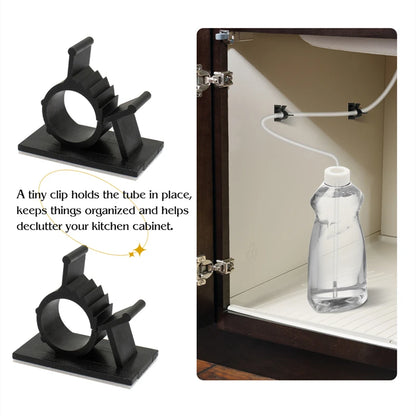 Stainless Steel Soap Dispenser Extension Tube Kit Kitchen Sink Liquid Soap Dispenser Bathroom Lotion Detergent Hand Press Pumps