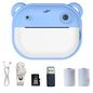Kids Instant Print Camera Mini Digital Camera Photography Video Camera Toys Inkless Printing Thermal Print Camera for Girls Boys