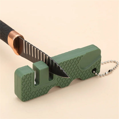 Knife Sharpener Pocket Ceramic Sharpen Diamond Tool Scissor Sharpen Gears Fish Hook Carbide Knife Whetstone Outdoor Multi Tools