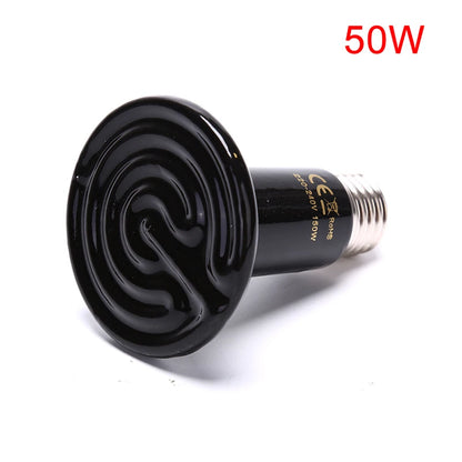 Pet Reptile Far Infrared Ceramic Heating Lamp Heat Emitter Light Bulb