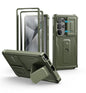 Dexnor For Samsung Galaxy S25 Ultra 2025 Case Full Body Rugged Case with Camera Cover & Built-in Screen Protector Kickstand Case