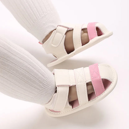 Newborn Infant Baby Boy Girls Shoes Summer Sandals Casual Soft Bottom Non-Slip Breathable Baby Shoes Toddler Shoes