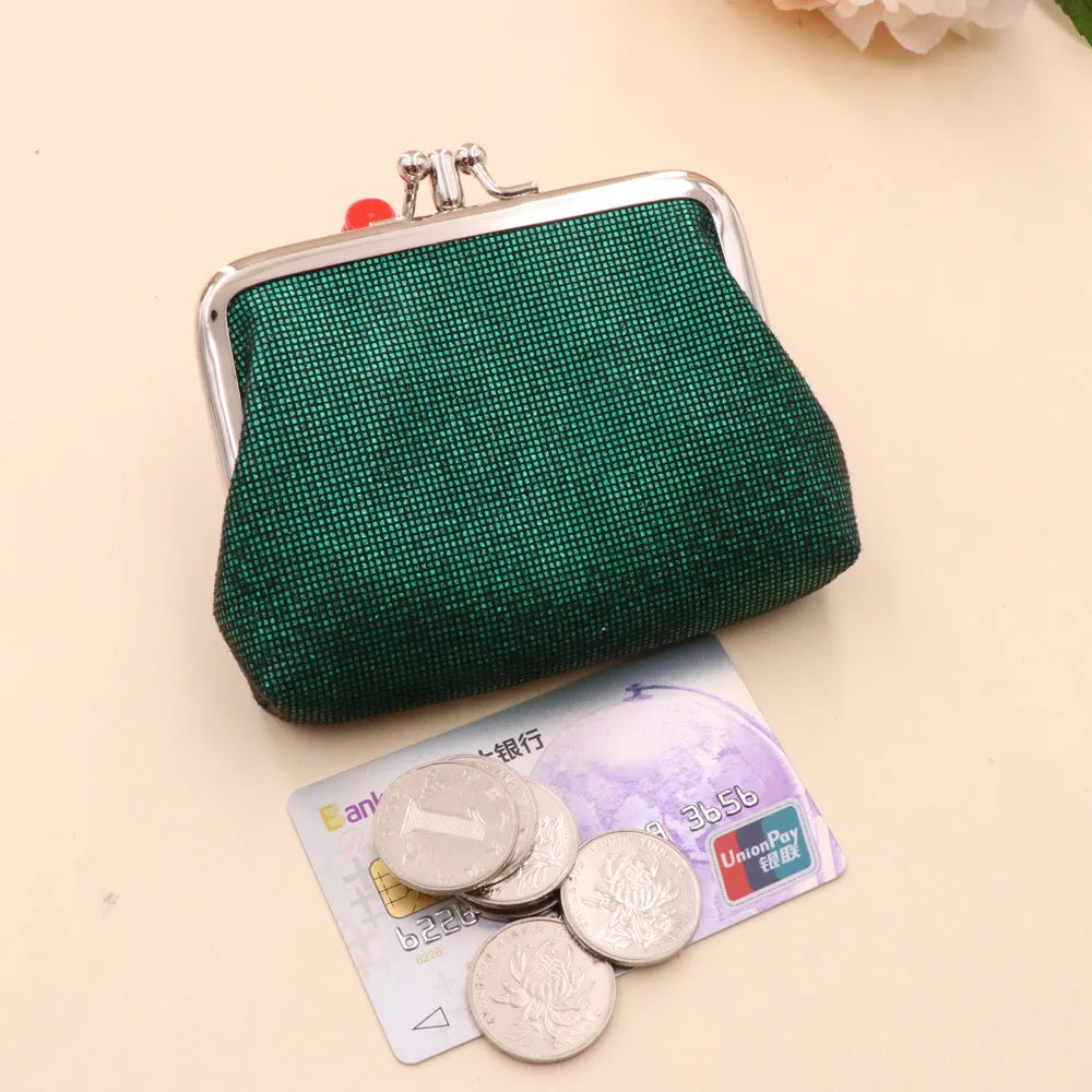 New Double Layer Women Wallets Short PU Leather Coin Purse Mini Wallet Retro Coin Purse for Women Lipstick Storage Dropshipping