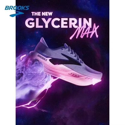 Brooks Glycerin Max Men's Running Shoes Anti-slip Casual Sneakers for Women Wear-resistant Shock-Absorbing Original Sneakers