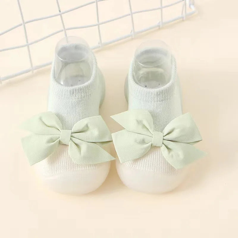 Summer New Combed Cotton Anti slip and Breathable Children's Soft Sole Shoes Baby Walking Shoes Mesh Faced Baby Floor Socks