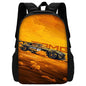 3 pcs set Luxury sports car logo JDMS Child School Backpack With Shoulder Bag Pencil Bags School Bags for Boys Girls Best Gift